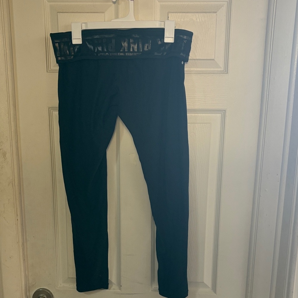 Victoria Secret PINK Black Leggings